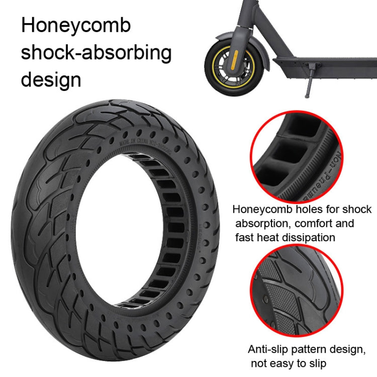 For Ninebot MAX G30 Electric Scooter 10x2.5 Inflatable Honeycomb Solid Run-flat Tire(44mm Slot Blue) - Accessories & Parts by PMc TechLife | Online Shopping South Africa | PMc TechLife | Buy Now Pay Later Mobicred