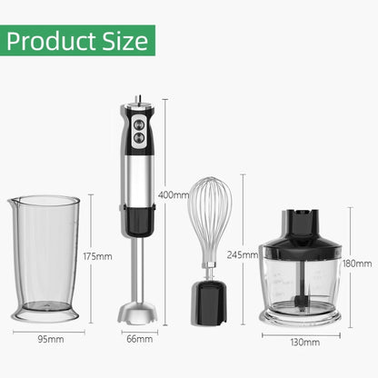 6-in-1 600W Multifunctional  Electric Blender Stainless Steel Food Cooking Stick UK Plug - Stirrer & Squeezer by PMC Jewellery | Online Shopping South Africa | PMC Jewellery | Buy Now Pay Later Mobicred