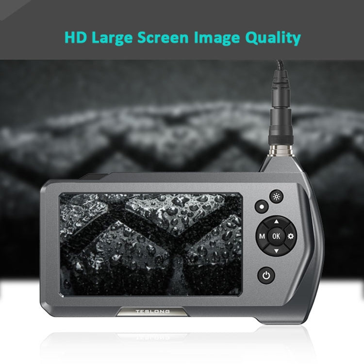 TESLONG NTS450A 4.5-inch Screen Industrial Handheld Endoscope with Light, Speci: 7.6mm Lens-5m - free shipping - PMC TechLife - Order now!