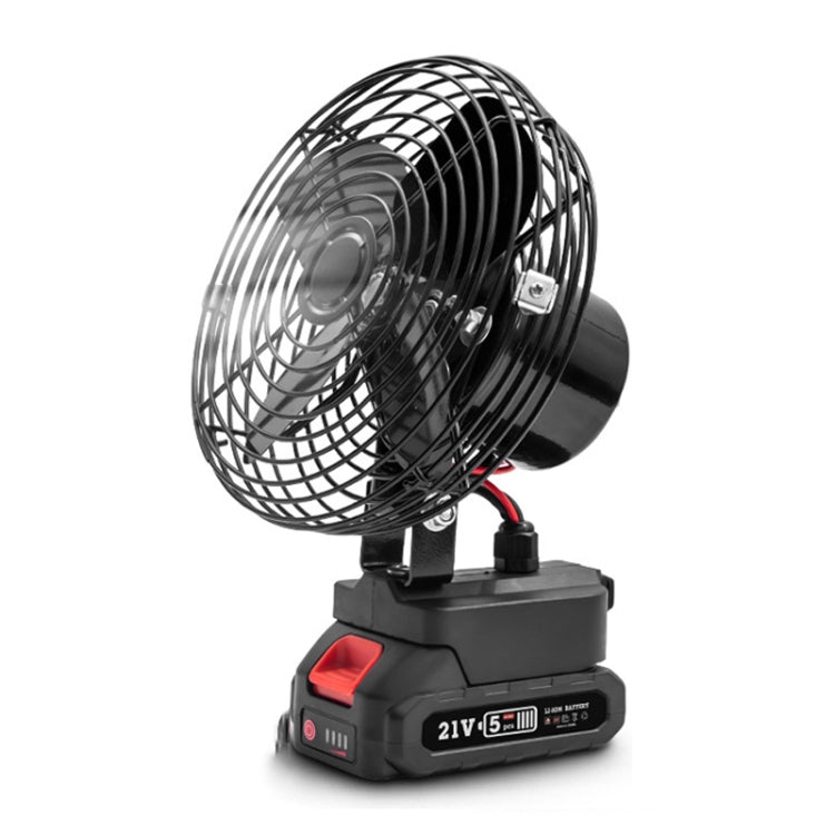 HILDA Portable Powerful Fan Outdoor Hair Dryer, With EU Plug Adaptor, Style: 6 inch With 1 Battery (1500mAh) - Electric Fans by HILDA | Online Shopping South Africa | PMC Jewellery | Buy Now Pay Later Mobicred