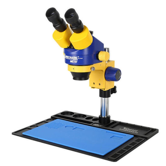 MECHANIC MC-75TimatX Trinocular Stereo Microscope Industrial Grade Can Connect To HD Display - Digital Microscope by MECHANIC | Online Shopping South Africa | PMC Jewellery | Buy Now Pay Later Mobicred