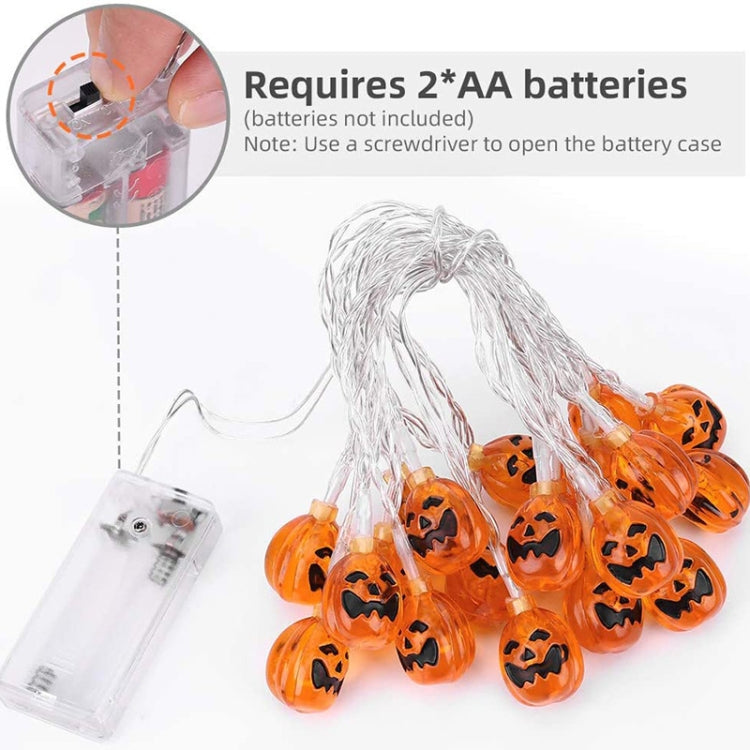 Colorful 3m 20LEDs Halloween LED Cartoon Atmosphere Decorative Light String(Conventional Pumpkin) - Decoration Lamps by PMC TechLife | Online Shopping South Africa | PMC TechLife