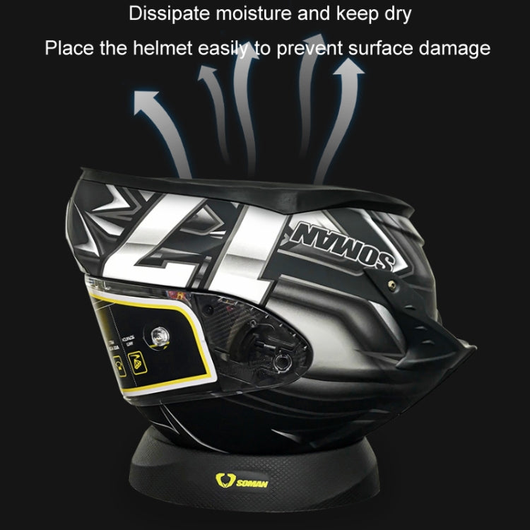 SOMAN Multifunctional Helmet Support Pad Anti-slip Protective Support Base(Black) - Helmets by SOMAN | Online Shopping South Africa | PMC TechLife | Buy Now Pay Later Mobicred