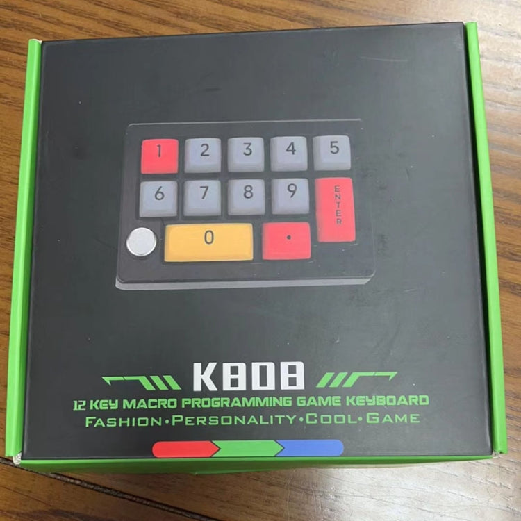 MKESPN 13 Keys RGB Multi-Function Macro Programming Mechanical Keypad Wired With Knob Keyboard(Black) - Mini Keyboard by MKESPN | Online Shopping South Africa | PMC Jewellery