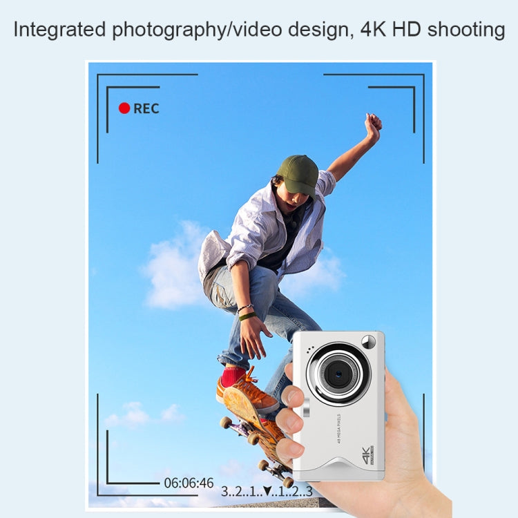 4K HD 3.0-Inch IPS Screen Autofocus HD Digital Camera(Black) - Children Cameras by PMC TechLife | Online Shopping South Africa | PMC TechLife | Buy Now Pay Later Mobicred