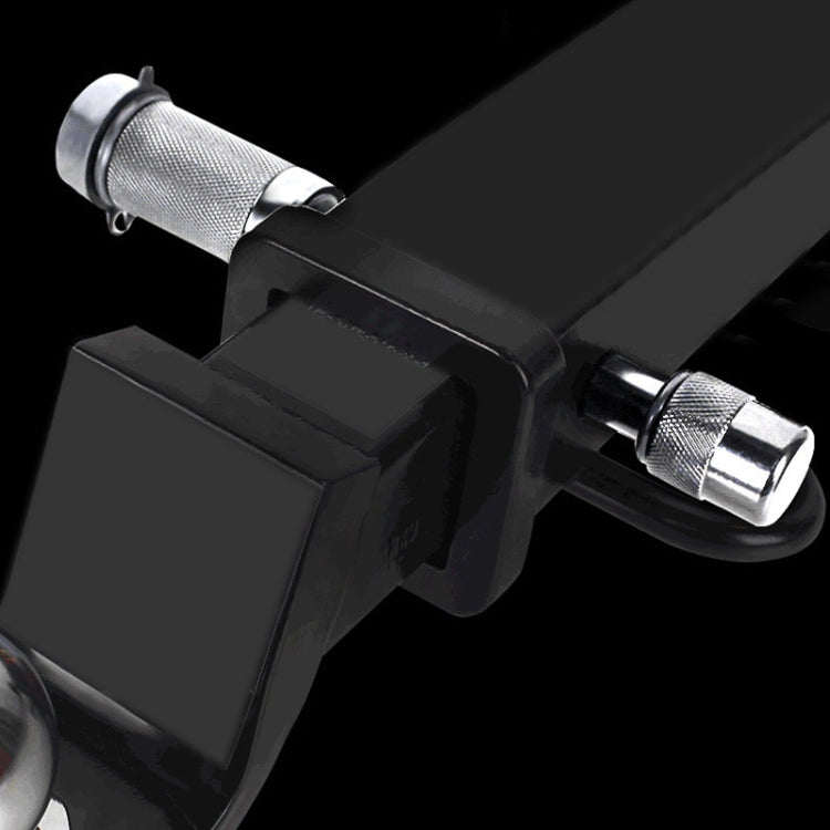 Car Latch Lock Trailer Tow Hook Anti-theft Padlock(Bending Silver) - free shipping - PMC TechLife - Order now!