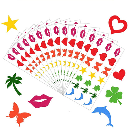 210pcs /Pack Style 10 Tanning Sunbathing Stickers Self Adhesive Body Stickers - Sticker & Tags by PMC Jewellery | Online Shopping South Africa | PMC Jewellery | Buy Now Pay Later Mobicred