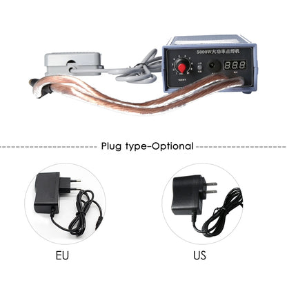 Portable 18650 Battery Spot Welder 5000W High Power Handheld Spot Welding Machine, Style: Automatic Version EU Plug - Others by PMC Jewellery | Online Shopping South Africa | PMC Jewellery