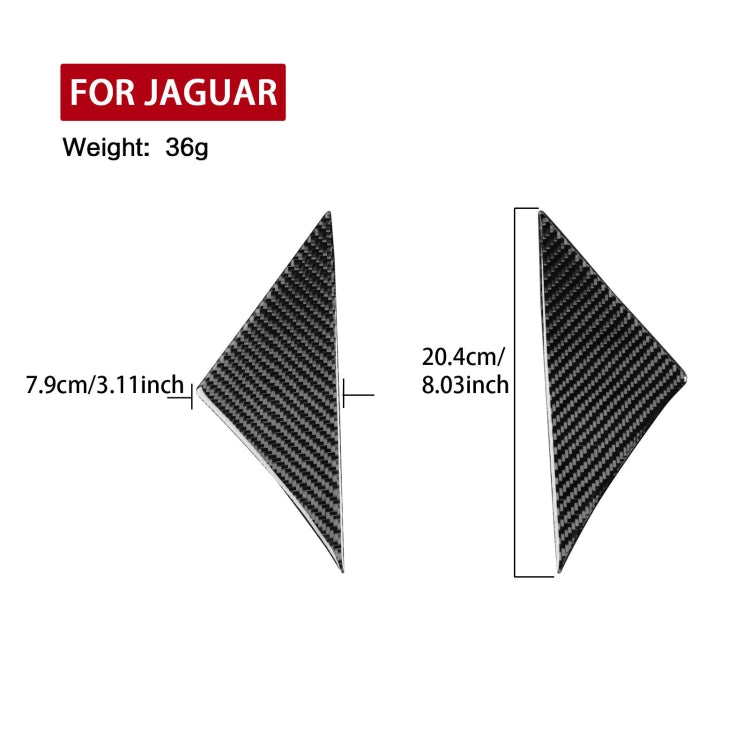 For Jaguar F-TYPE 2013+ Universal A-Pillar Sticker For Left And Right Drive(Black) - free shipping - PMC Jewellery - Order now!