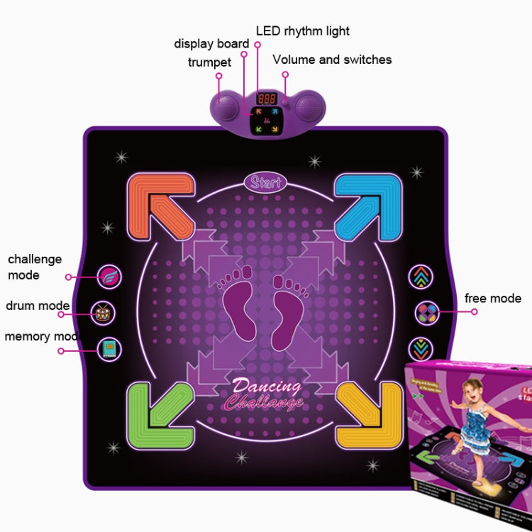 Bluetooth Electronic Dance Mat Children Music Dance Pad, Spec: Basic Without Microphone - Others by PMC Jewellery | Online Shopping South Africa | PMC Jewellery