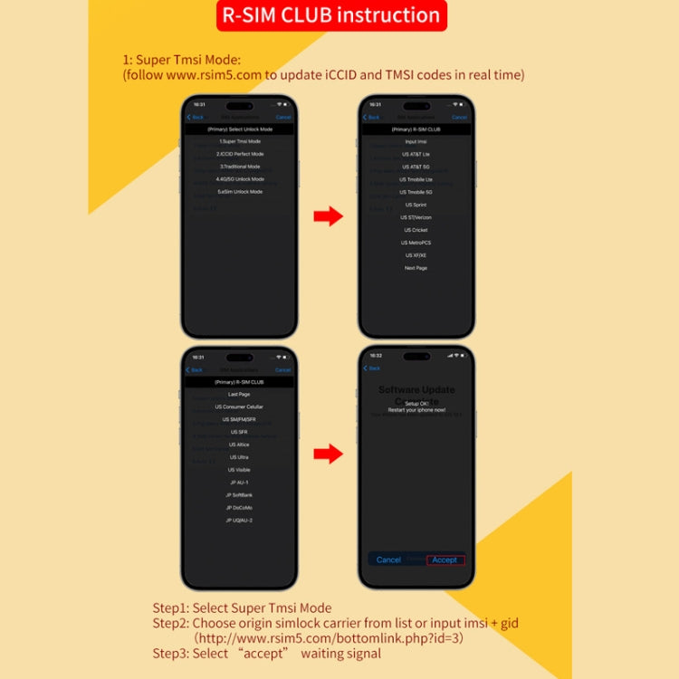 R-SIM18 CLUB Unlock Card Integrate TMSI / eSIM / ICCID / IPCC for iOS System - Unlock SIM Card by PMC TechLife | Online Shopping South Africa | PMC TechLife | Buy Now Pay Later Mobicred