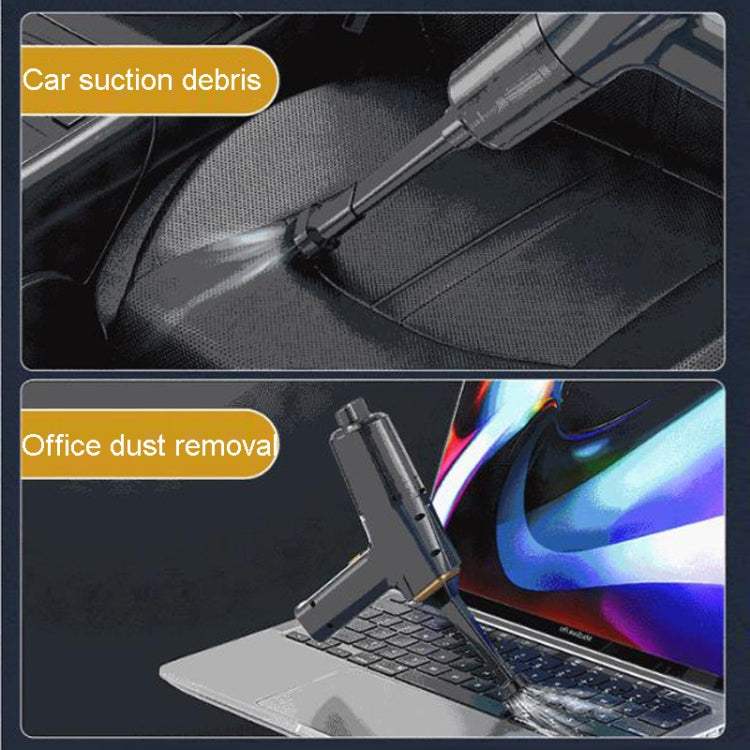 Car Vacuum Cleaner Handheld Compact Powerful Cleaning Tool For Car And Home Use(Black) - Vacuum Cleaner by PMC TechLife | Online Shopping South Africa | PMC TechLife | Buy Now Pay Later Mobicred