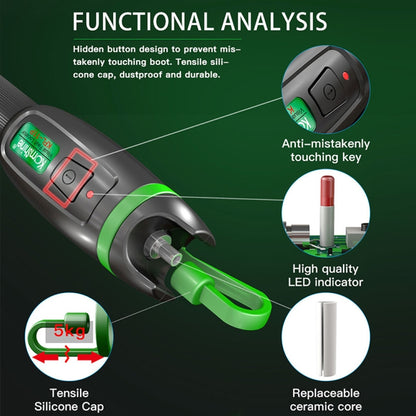 KomShine Metal Visible Laser Light Source Fiber Optic Red Light Pen, Model: KFL-11P-20MW - Fiber Optic Test Pen by KomShine | Online Shopping South Africa | PMC Jewellery | Buy Now Pay Later Mobicred