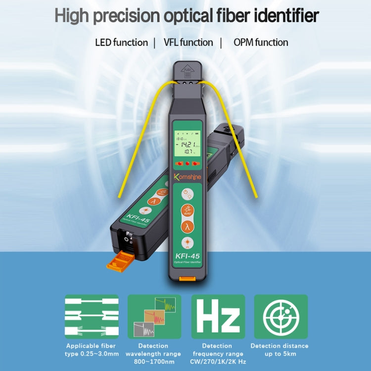 Komshine Optical Fiber Signal Direction Identification Instrument, Model: KFI-45-L - Fiber Optic Test Pen by Komshine | Online Shopping South Africa | PMC Jewellery | Buy Now Pay Later Mobicred