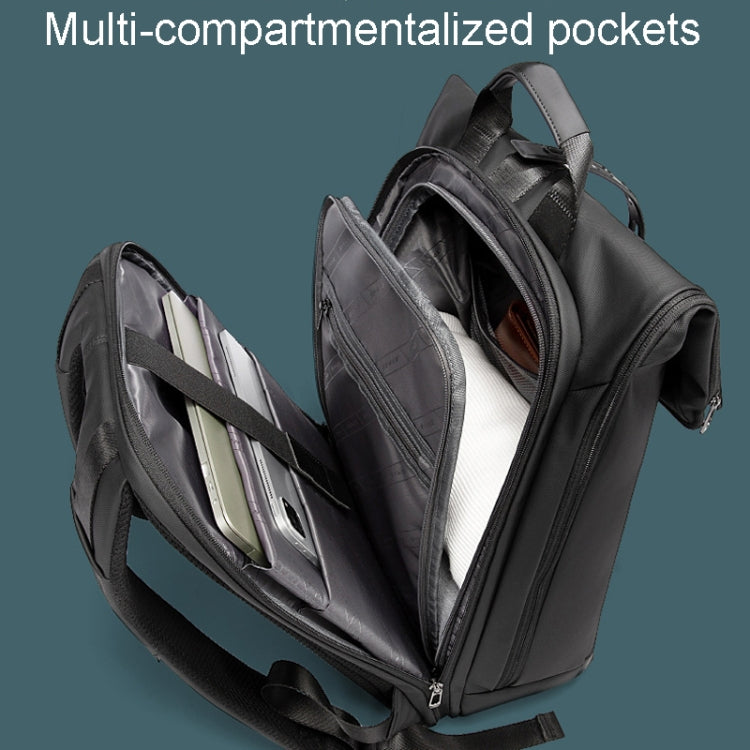 BANGE BG-2888 Mens Casual Travel Double-Shoulder Backpack Large Capacity Business Computer Bag(Black) - Double-shoulder Bags by BANGE | Online Shopping South Africa | PMC Jewellery