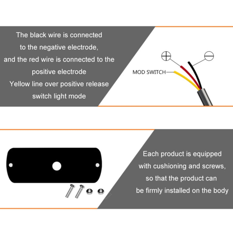 12W Car Side Signal Warning Light 24 LED Strobe Light(Yellow) - Warning Lights by PMC Jewellery | Online Shopping South Africa | PMC Jewellery | Buy Now Pay Later Mobicred