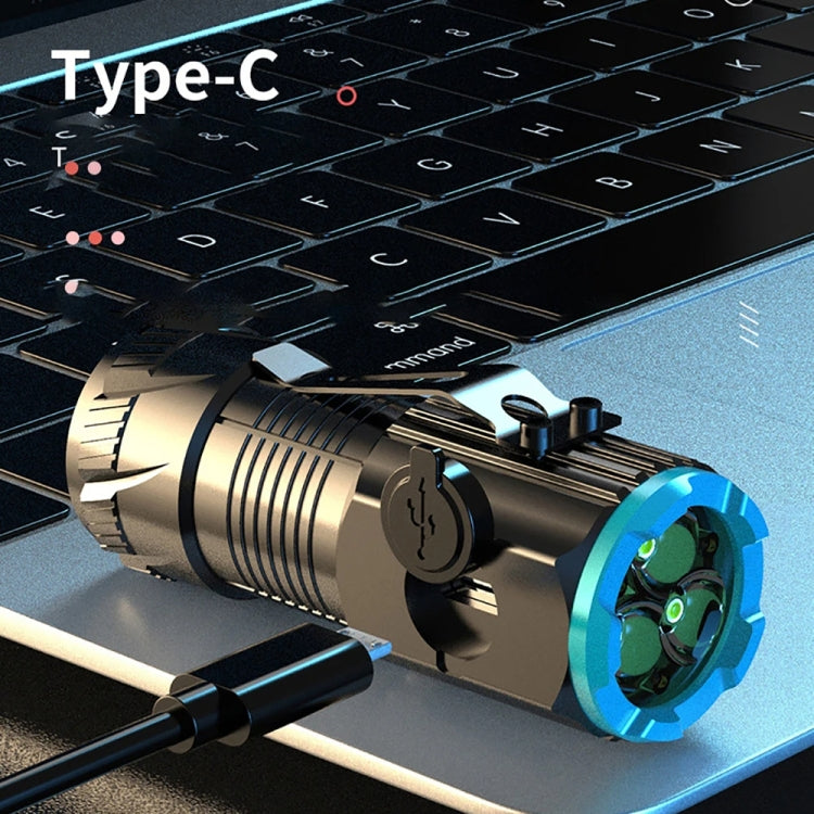 Mini Outdoor Dual Light Source Magnetic Hat Clip Multifunctional Portable Flashlight(without Battery) - Mini Flashlight by PMC TechLife | Online Shopping South Africa | PMC TechLife