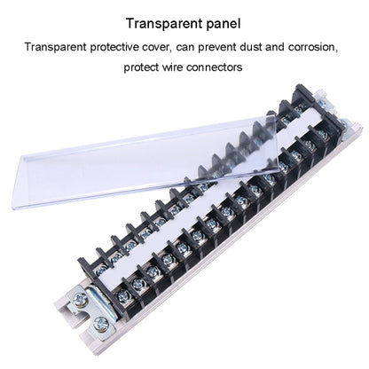 CHINT TD-3030 Terminal Block Rail Type Wiring Block Paralleling Wires Wire Connector - Booster Cable & Clip by CHNT | Online Shopping South Africa | PMC Jewellery | Buy Now Pay Later Mobicred