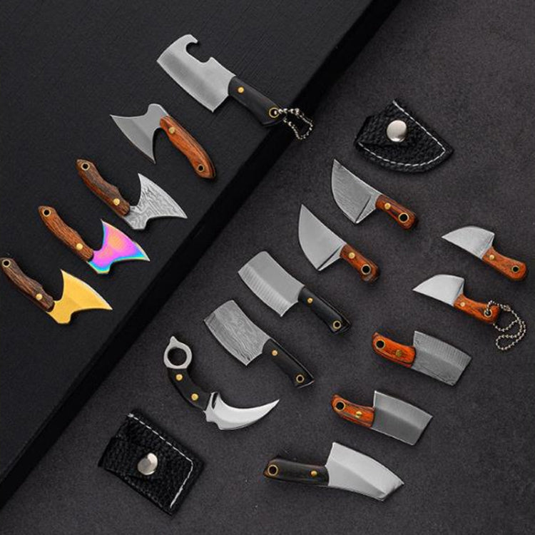 Mini Knife Keychain Portable Removal Express Pendant Accessory With Holster, Model: Bottle Opener Knife - Burin &Cutting Knife by PMC Jewellery | Online Shopping South Africa | PMC Jewellery