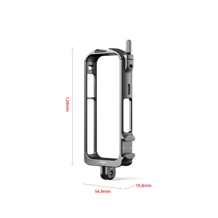 For Insta360 X3 AMagisn Metal Rabbit Cage Protective Frame Accessories, Spec: With Lens Cover - Mount & Holder by aMagisn | Online Shopping South Africa | PMC Jewellery | Buy Now Pay Later Mobicred