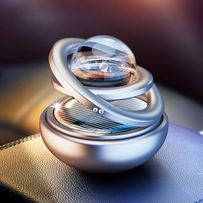 Interstellar Vast Solar Rotating Car Aromatherapy Ornaments, Color: Silver - Air Freshener by PMC Jewellery | Online Shopping South Africa | PMC Jewellery | Buy Now Pay Later Mobicred