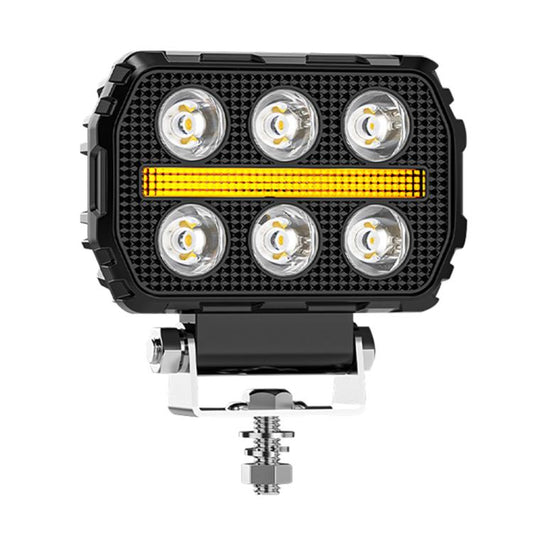 4.5 Inch Square Mixed Luminous Aangel Eye Car Work Light(X10) - Work Lights by PMC Jewellery | Online Shopping South Africa | PMC Jewellery | Buy Now Pay Later Mobicred