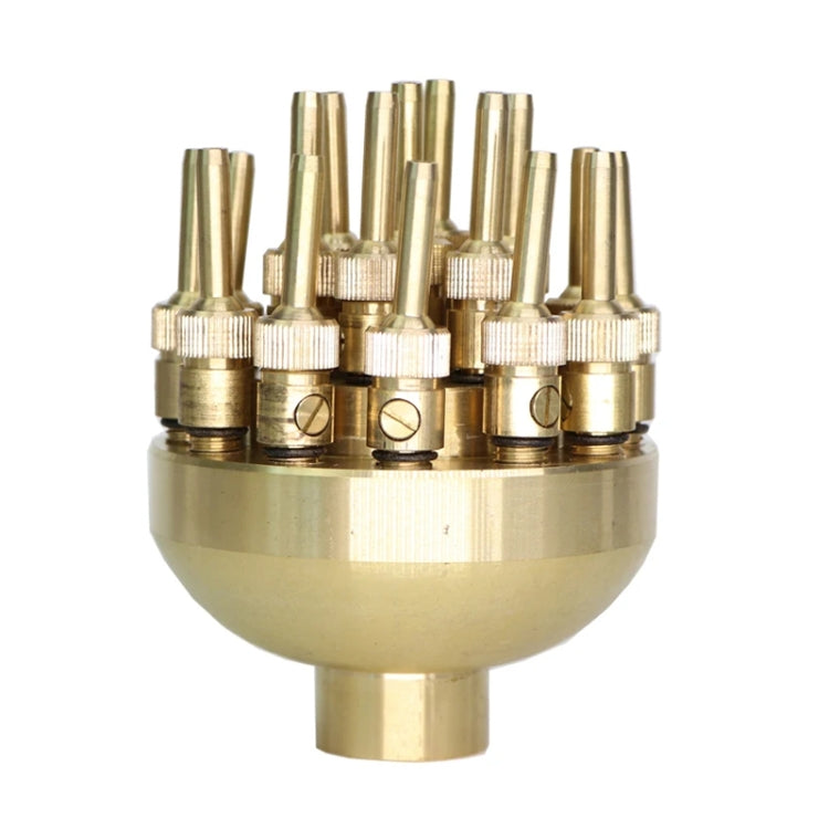 DN50 2 inch Copper Adjustable 3-Layer Flower Nozzle Waterscape Layer Flower Fountain Sprinklers - Watering & Irrigation by PMc TechLife | Online Shopping South Africa | PMc TechLife | Buy Now Pay Later Mobicred