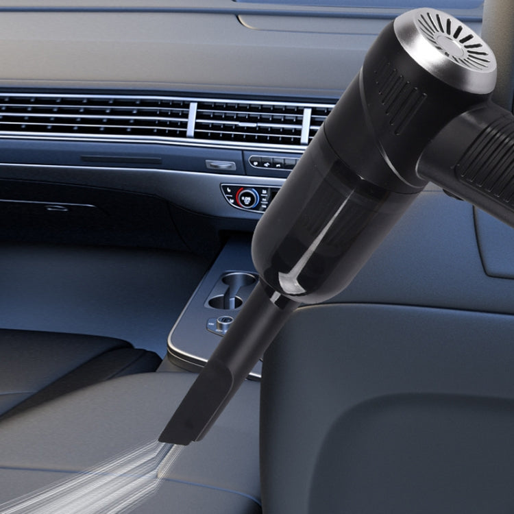 Car Household Mini Wireless USB Charging Fully Automatic Vacuum Cleaner(Black) - Vacuum Cleaner by PMC TechLife | Online Shopping South Africa | PMC TechLife | Buy Now Pay Later Mobicred