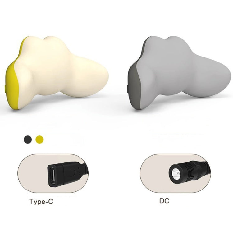 Multi-Function Lumbar Massager Car Cervical Hot Waist Massage Pillow, Specification: Charging Model Yellow - free shipping - PMC TechLife - Order now!