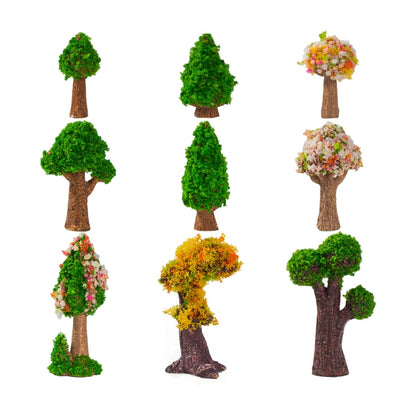 5pcs Micro-Landscape Simulated Green Trees Flowers DIY Gardening Ecological Ornaments, Style: No. 17 Big Head Sakura Tree - Ornaments by PMC Jewellery | Online Shopping South Africa | PMC Jewellery