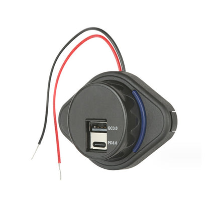 2 in 1 Car Modification Fast Charging USB-C Car Charger(UCC-320 QC3.0+PD) - DIY Modified Charger by PMC Jewellery | Online Shopping South Africa | PMC Jewellery | Buy Now Pay Later Mobicred