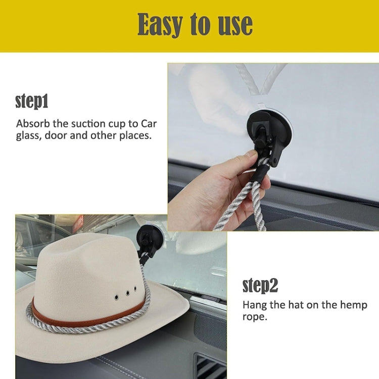 Car Cowboy Hat Rack Home Door Rear Hat Hook Holder, Color: Yellow - Stowing Tidying by PMC Jewellery | Online Shopping South Africa | PMC Jewellery | Buy Now Pay Later Mobicred