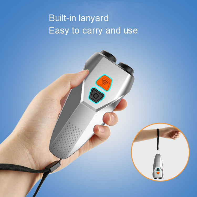 Ultrasonic Dog Repeller Stop Barker Dual Probe High Power Repeller Handheld Dog Trainer(Black) - Training Aids by PMC TechLife | Online Shopping South Africa | PMC TechLife | Buy Now Pay Later Mobicred