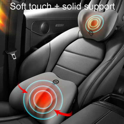 Automotive Memory Foam Backrest Headrest Car And Home Soft Cushion Lumbar Pillow Backrest, Style: Lumbar Cushion Gray - Seat Accessories by PMC Jewellery | Online Shopping South Africa | PMC Jewellery | Buy Now Pay Later Mobicred