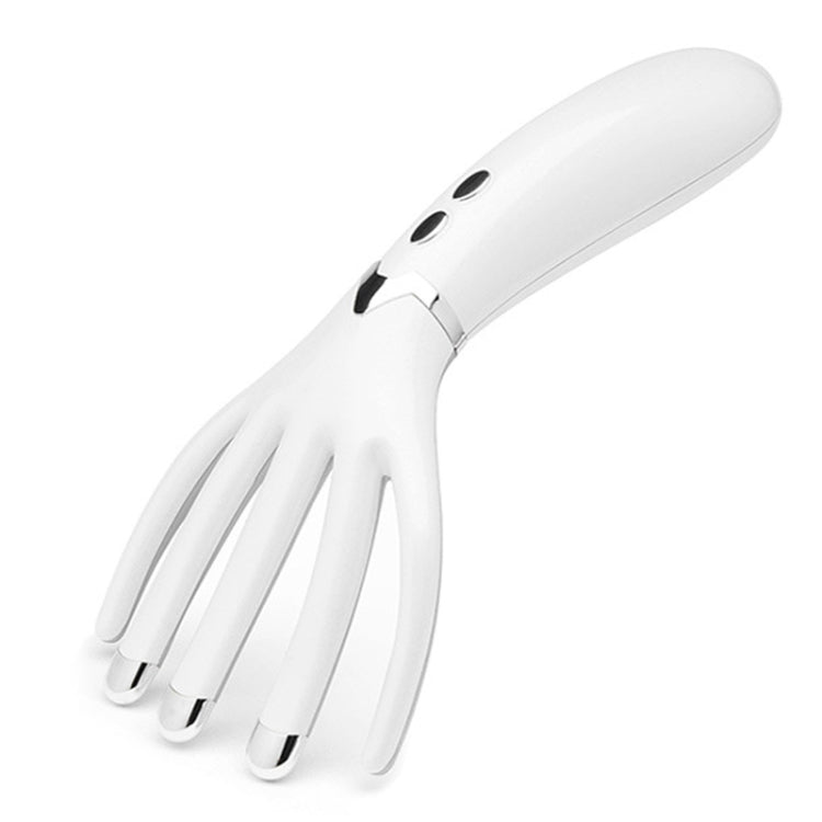 Mini Charging Electric Head Massager Multifunctional Heated Vibration Massage Comb(Pearl White) - free shipping - PMC TechLife - Order now!