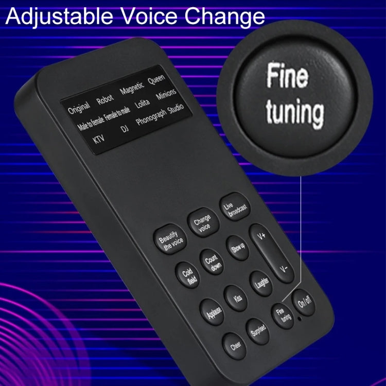 S9 Mobile Phone Computer Live Sound Card Voice Changer Game Karaoke Recording Audio Transformer(English) - Live Sound Effects Processors by PMC Jewellery | Online Shopping South Africa | PMC Jewellery | Buy Now Pay Later Mobicred