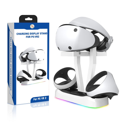 JYS-P5155 For PlayStation VR 2 Magnetic Charging Base With RGB Light VR Glasses Storage Rack Game Accessories - VR Accessories by PMC Jewellery | Online Shopping South Africa | PMC Jewellery | Buy Now Pay Later Mobicred