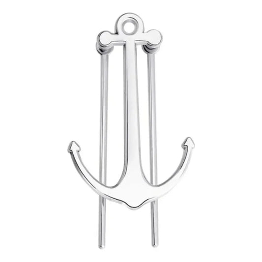 Personalized Metal Anchor Bookmark Cubic Book Page Clip Reading Aid Stationery For Students(Silver) - Bookmark by PMC Jewellery | Online Shopping South Africa | PMC Jewellery