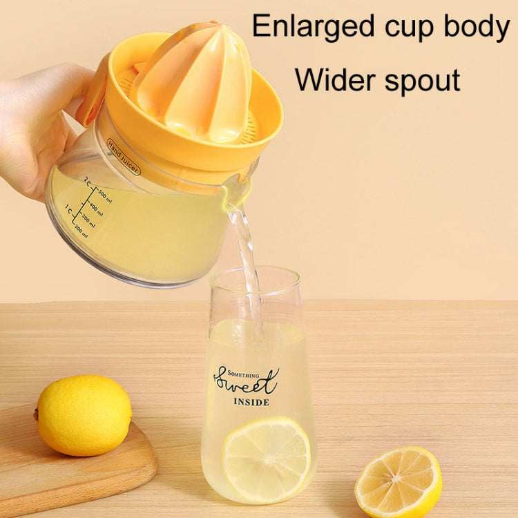 Household Manual Juicer Kitchen Hand Crank Fruit Extractor(Yellow) - Stirrer & Squeezer by PMC Jewellery | Online Shopping South Africa | PMC Jewellery