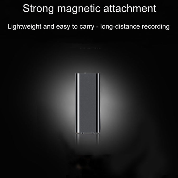 Q25 Intelligent Voice Recorder With Screen HD Noise Canceling Back Clip Voice Reporter, Size: 16GB(Black) - Recording Pen by PMC Jewellery | Online Shopping South Africa | PMC Jewellery | Buy Now Pay Later Mobicred