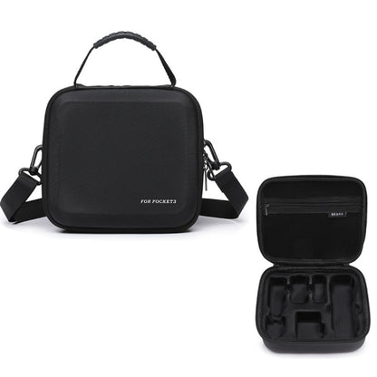 For DJI OSMO Pocket 3 Storage Bag Hard Shell Shoulder Handheld Organizer Case Accessories(Black) -  by PMC Jewellery | Online Shopping South Africa | PMC Jewellery | Buy Now Pay Later Mobicred