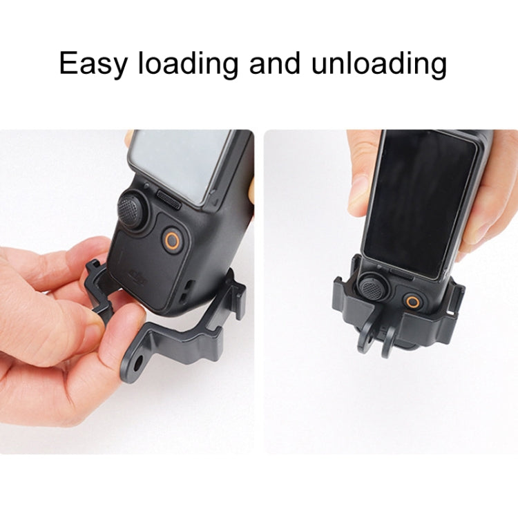 For DJI OSMO Pocket 3 Expansion Bracket Adapter Gimbal Camera Mounting Bracket Accessories, Style: Expand Bracket+Backpack Clip+Mini Triplet - Mount & Holder by PMC Jewellery | Online Shopping South Africa | PMC Jewellery | Buy Now Pay Later Mobicred
