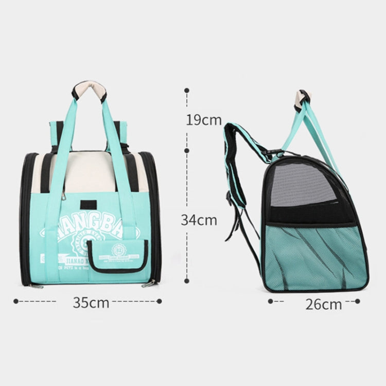 Simple Contrasting Pet Backpack Space Capsule Cat Bag Shoulder Dog Bag(Model 5 Pink) - Pet Bags by PMC TechLife | Online Shopping South Africa | PMC TechLife | Buy Now Pay Later Mobicred