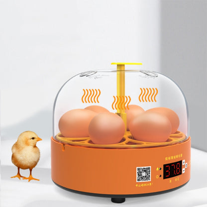 6-Eggs Small Household Experimental Children Smart Chicken Incubators, Spec: Dual-electric Automatic US Plug - Incubators by PMC Jewellery | Online Shopping South Africa | PMC Jewellery