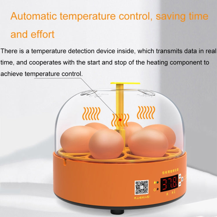 6-Eggs Small Household Experimental Children Smart Chicken Incubators, Spec: Automatic UK Plug - Incubators by PMC Jewellery | Online Shopping South Africa | PMC Jewellery