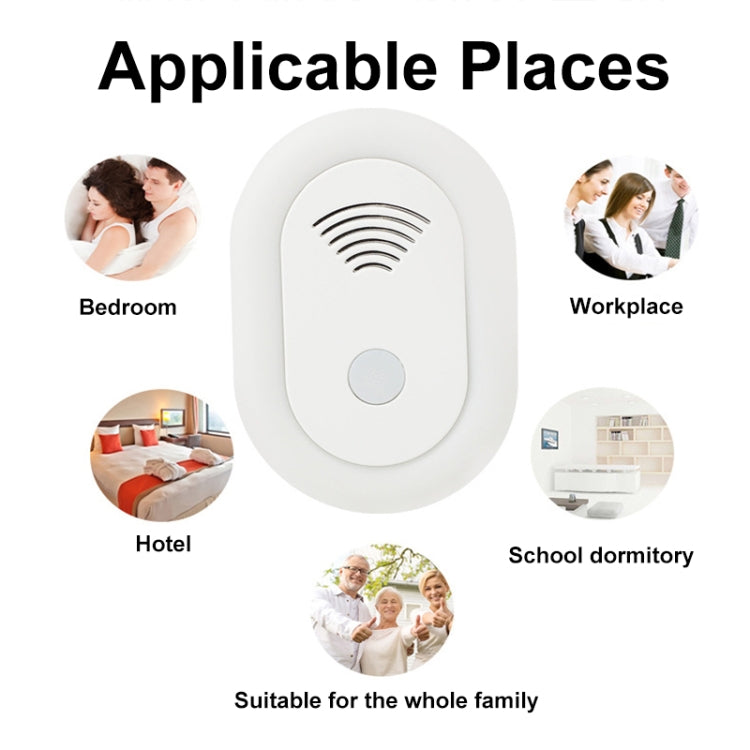 Adjustable Night Light Ultrasonic Mosquito Repeller Mini Home Electronic Mouse Repeller, Spec: US Plug(White) - Repellents by PMC TechLife | Online Shopping South Africa | PMC TechLife