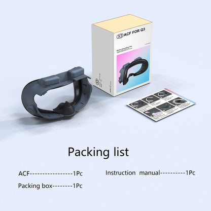 For Meta Quest 3 Adjustable Replacement Eye Mask VR Blackout Soft Replacement Face Mask Set - VR Accessories by PMC Jewellery | Online Shopping South Africa | PMC Jewellery | Buy Now Pay Later Mobicred