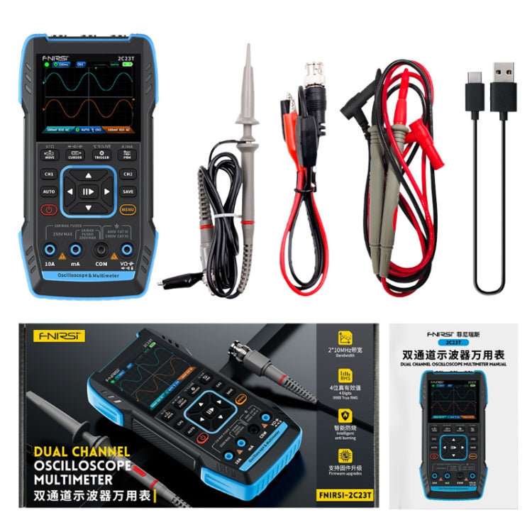 FNIRSI 3 In 1 Handheld Digital Oscilloscope Dual-Channel Multimeter, Specification: Upgrade - Digital Multimeter by FNIRSI | Online Shopping South Africa | PMC Jewellery | Buy Now Pay Later Mobicred