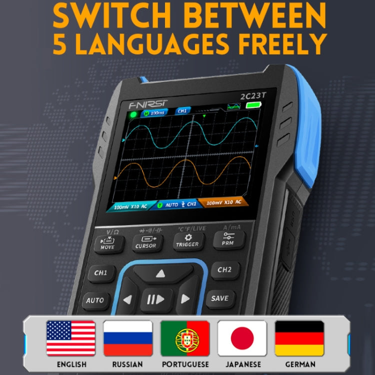 FNIRSI 3 In 1 Handheld Digital Oscilloscope Dual-Channel Multimeter, Specification: Upgrade - Digital Multimeter by FNIRSI | Online Shopping South Africa | PMC Jewellery | Buy Now Pay Later Mobicred