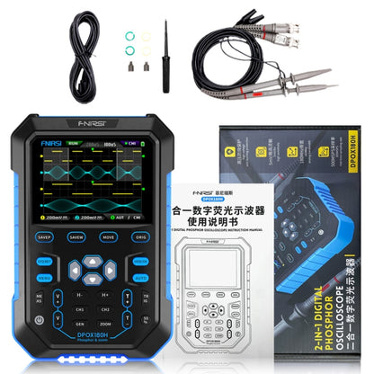 FNIRSI 2 In 1 Small Handheld Fluorescence Digital Dual-Channel Oscilloscope, US Plug(Blue) - Other Tester Tool by FNIRSI | Online Shopping South Africa | PMC Jewellery | Buy Now Pay Later Mobicred